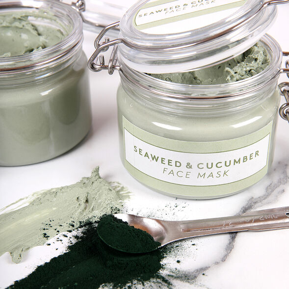 Seaweed and Cucumber Face Mask Project